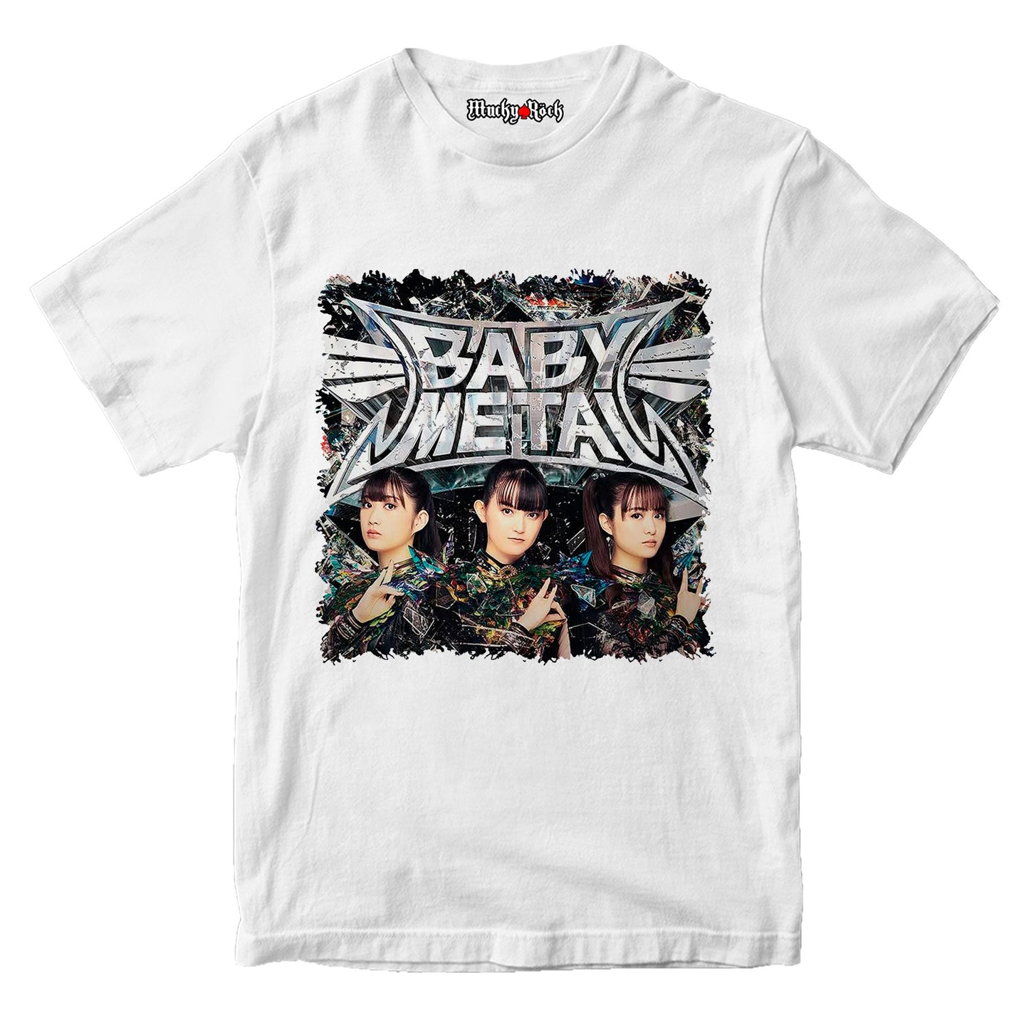 Polera BABYMETAL “Metal Resistance” Vintage White