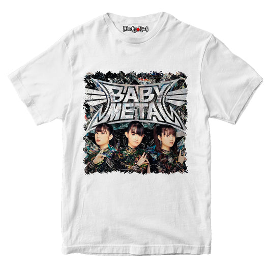 Polera BABYMETAL “Metal Resistance” Vintage White