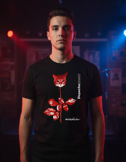 Polera Depeche Mode Rose Cat