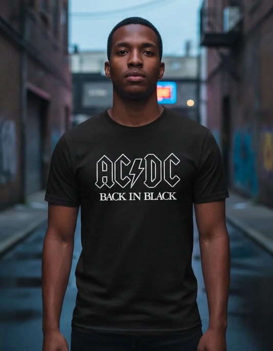 Polera AC/DC Back In Black Classic