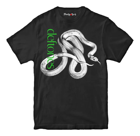 Polera Deftones Snake Minimal